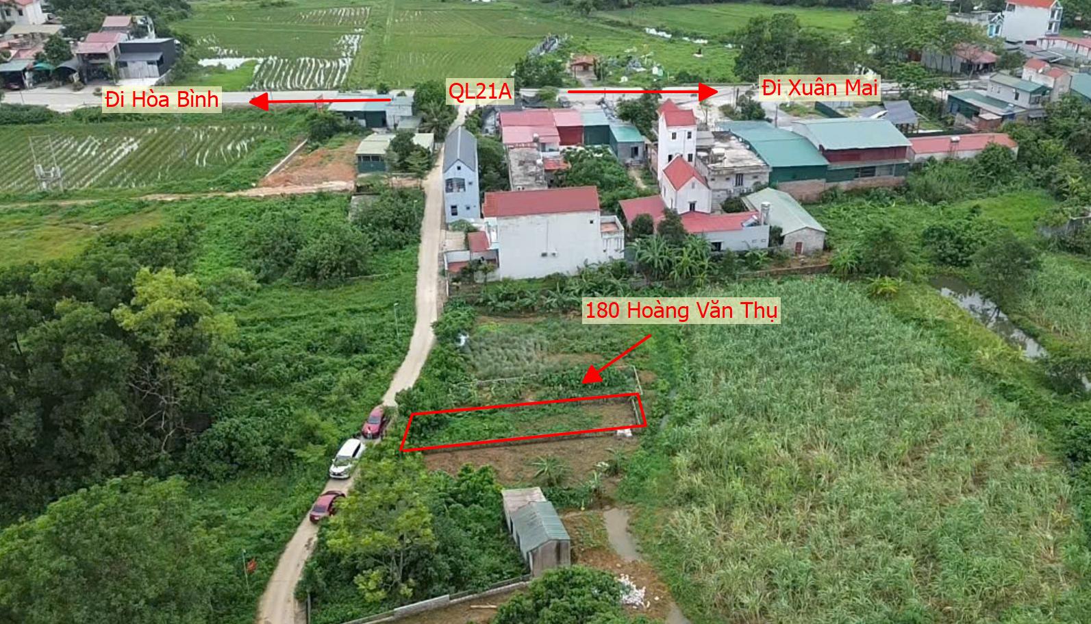 Hình ảnh Bán Thửa Đất 180m Tại Hoàng Văn Thụ Đường Ô Tô Tránh Sát Mặt Đường Kinh Doanh QL21A 