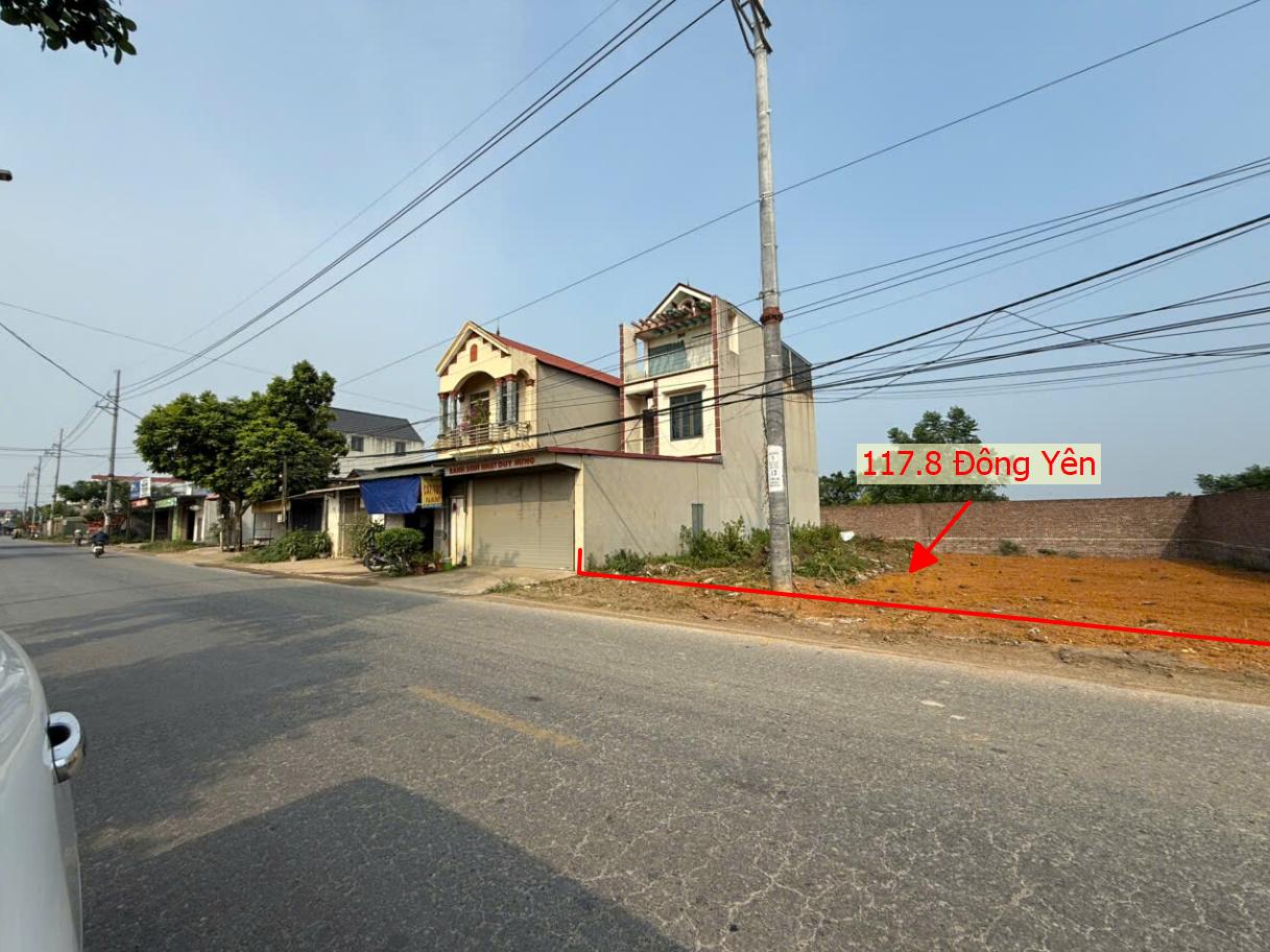 Hình ảnh Bán Đất Full Thổ Cư 117.8m Tại Đông Yên Mặt Đường Kinh Doanh TL412B Giá Chỉ Vài Tỷ
